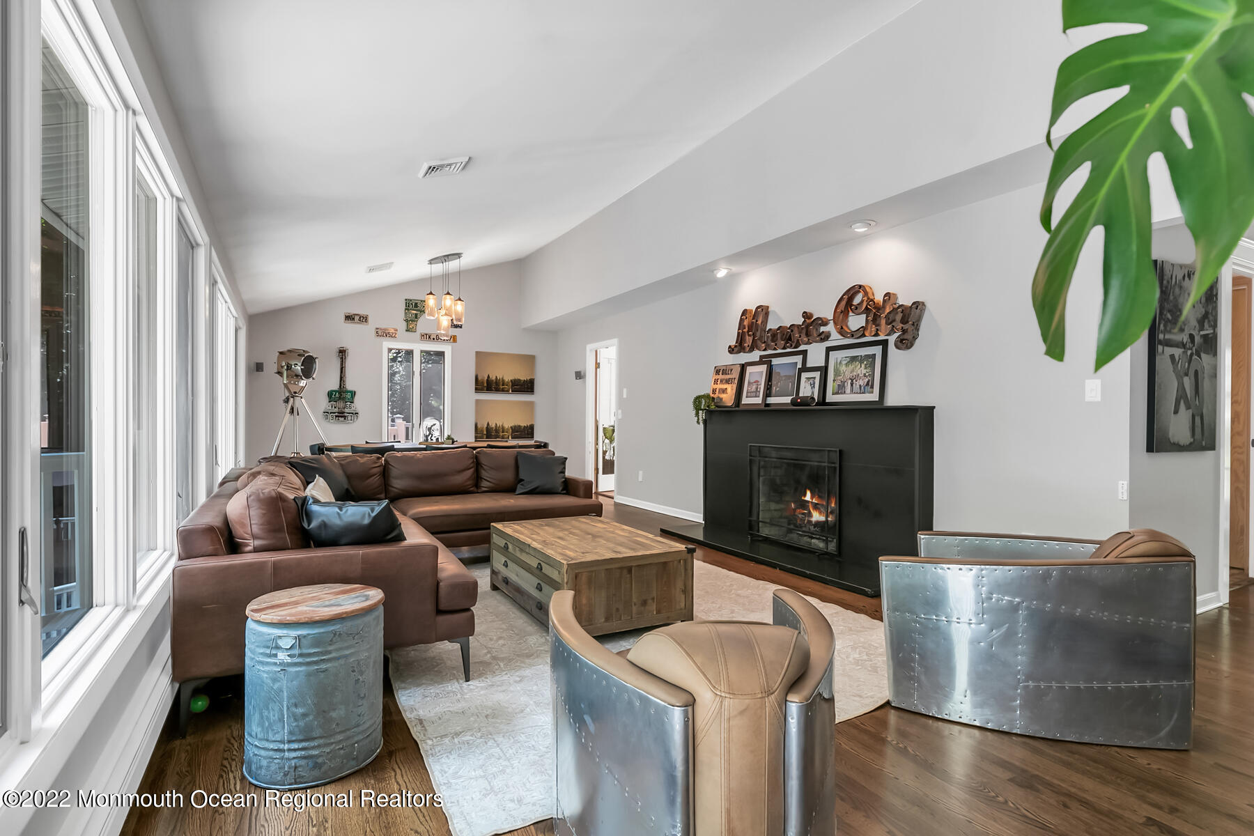 234 Red Hill Road Middletown, NJ 07748 - Photo 6 of 58 a living room with furniture and a fireplace