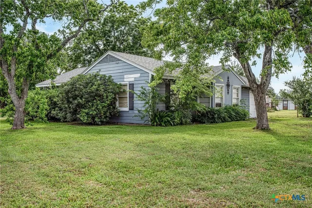 a house with a tree in front of it