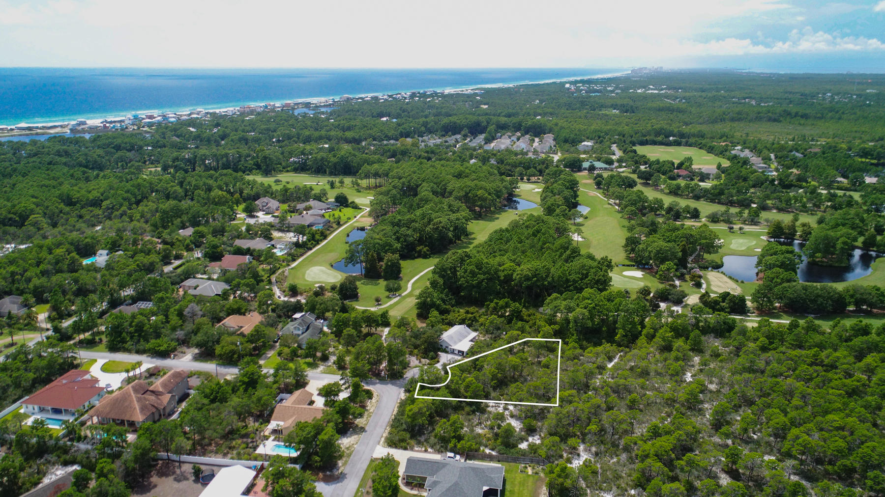 Lot 11 Lot Road Santa Rosa Beach, FL 32459 - Photo 2 of 15 an aerial view of multiple house