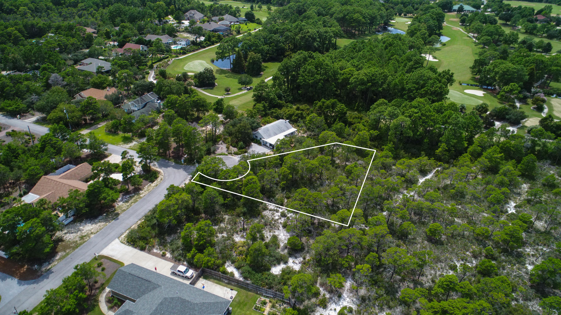Lot 11 Lot Road Santa Rosa Beach, FL 32459 - Photo 7 of 15 a aerial view of a house