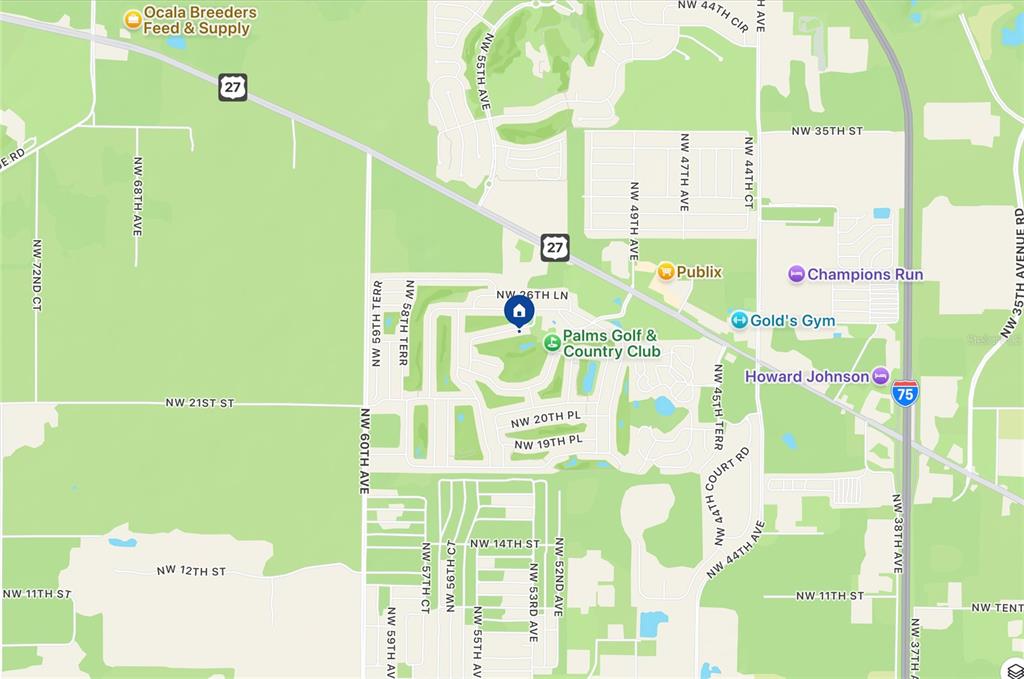 2515 Northwest 53rd Avenue Road Ocala, FL 34482 - Photo 94 of 94 a bathroom with a sink mirror and vanity