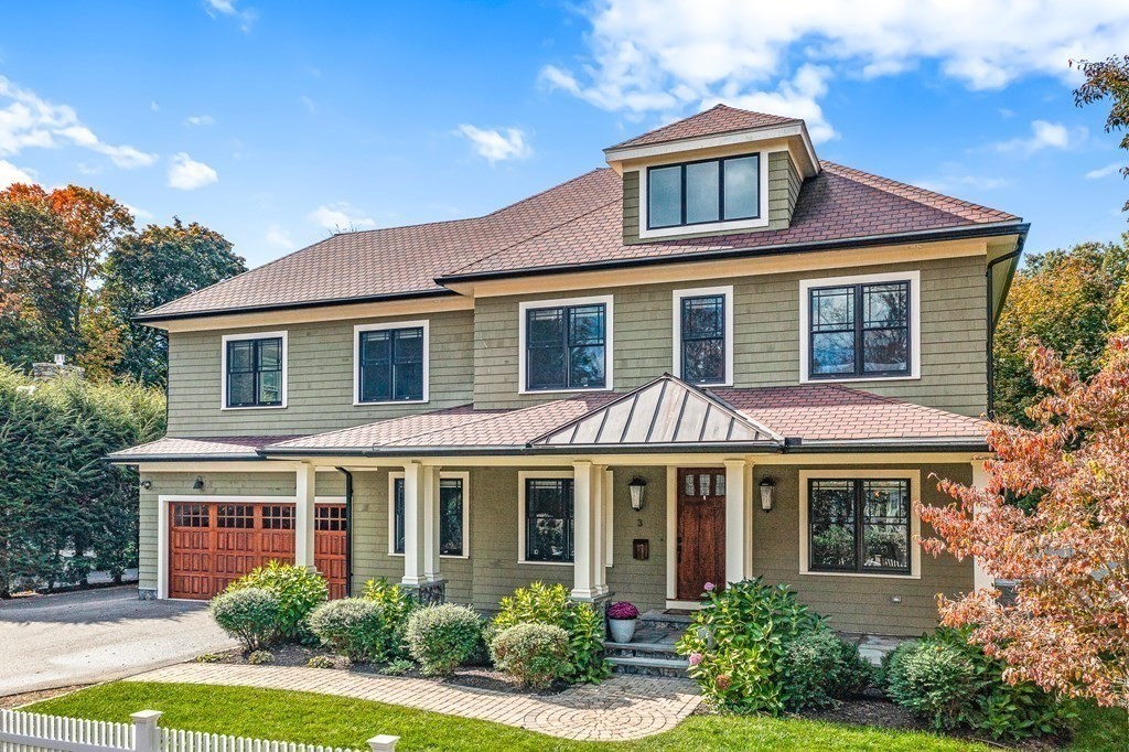 3 Ravine Road Winchester, MA 01890 - Photo 2 of 42 a front view of a house with a yard