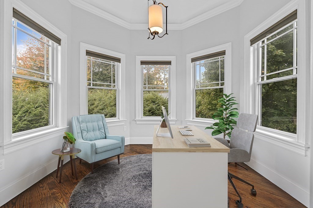 3 Ravine Road Winchester, MA 01890 - Photo 29 of 42 a living room with furniture and a large window