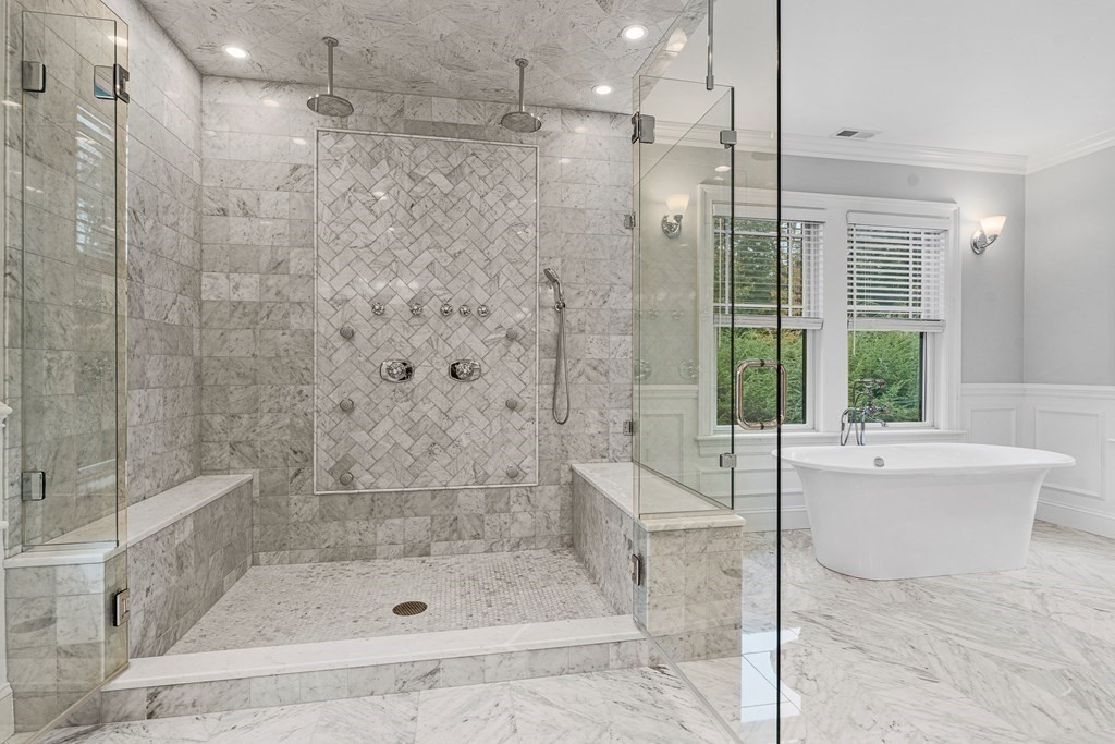 3 Ravine Road Winchester, MA 01890 - Photo 34 of 42 a bathroom with a bathtub and a shower