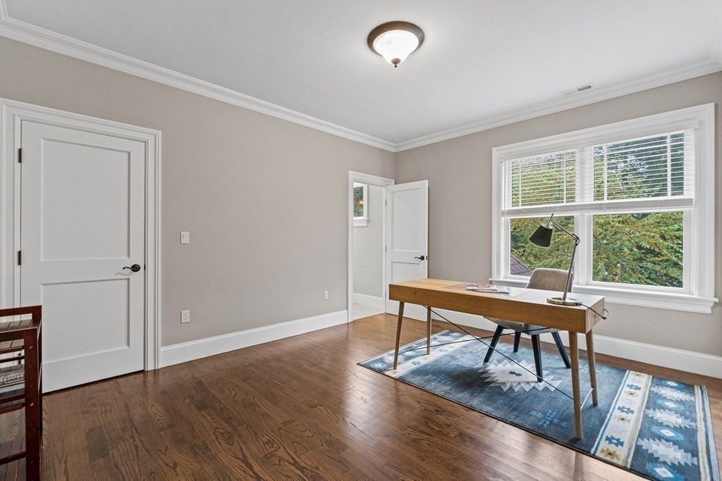 3 Ravine Road Winchester, MA 01890 - Photo 38 of 42 a view of a workspace with furniture window and outside view