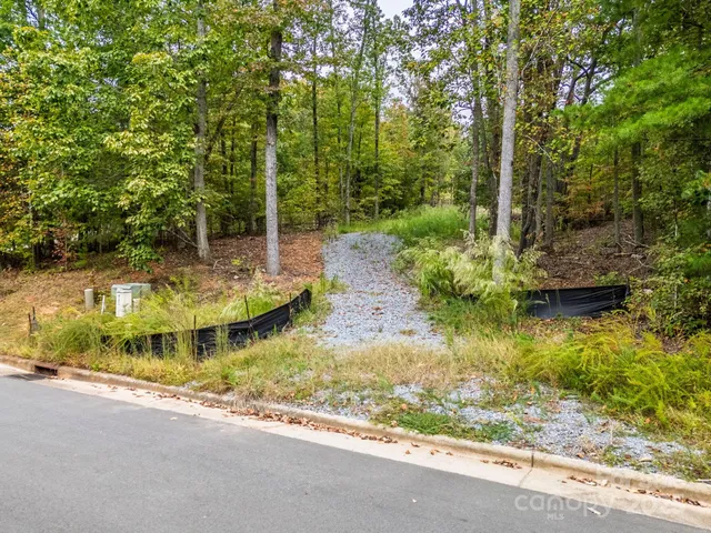 a view of a swimming pool with a yard