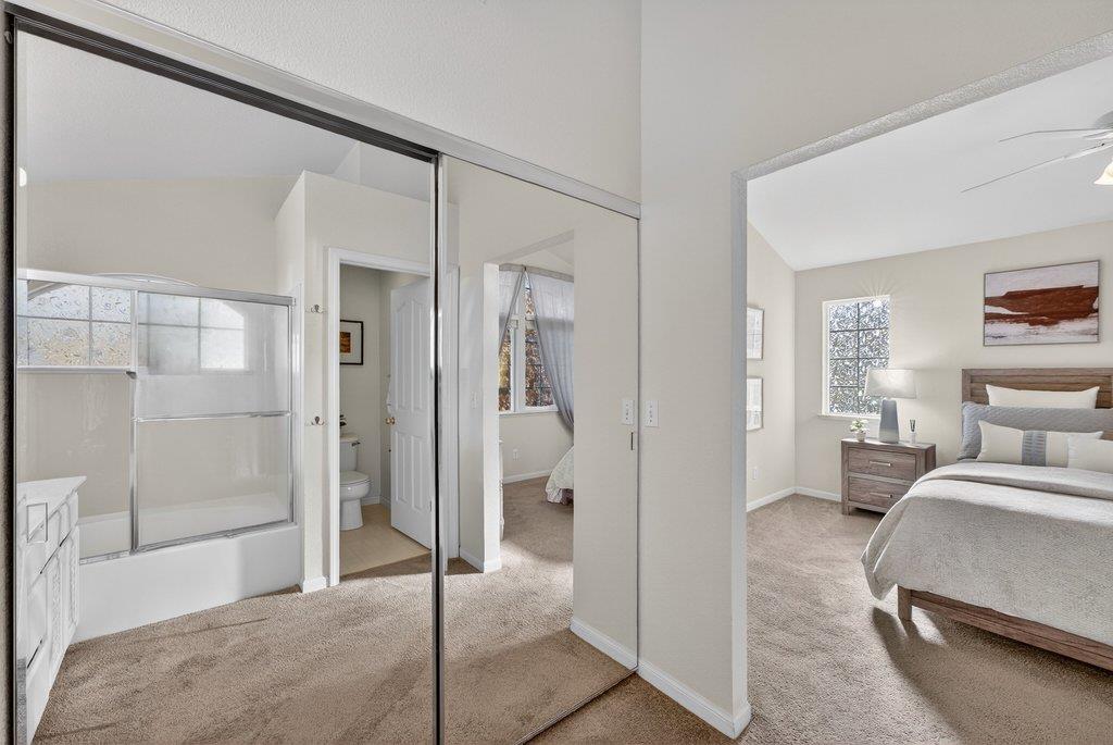 9336 Lariat Drive Gilroy, CA 95020 - Photo 31 of 41 a en suite bathroom with a shower and sink