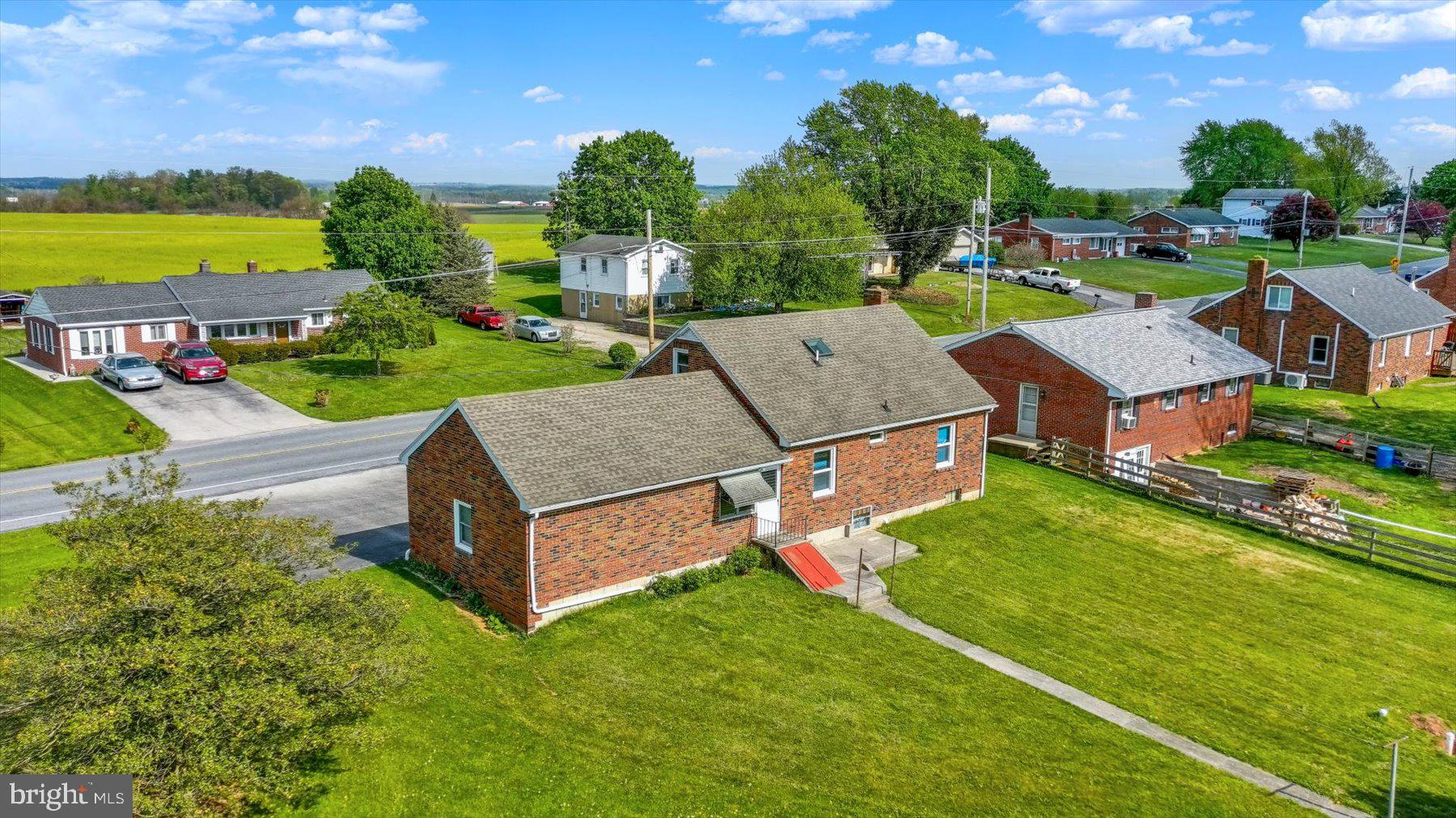 678 Littlestown Road Littlestown, PA 17340 - Photo 47 of 53 an aerial view of a house with garden space and ocean view