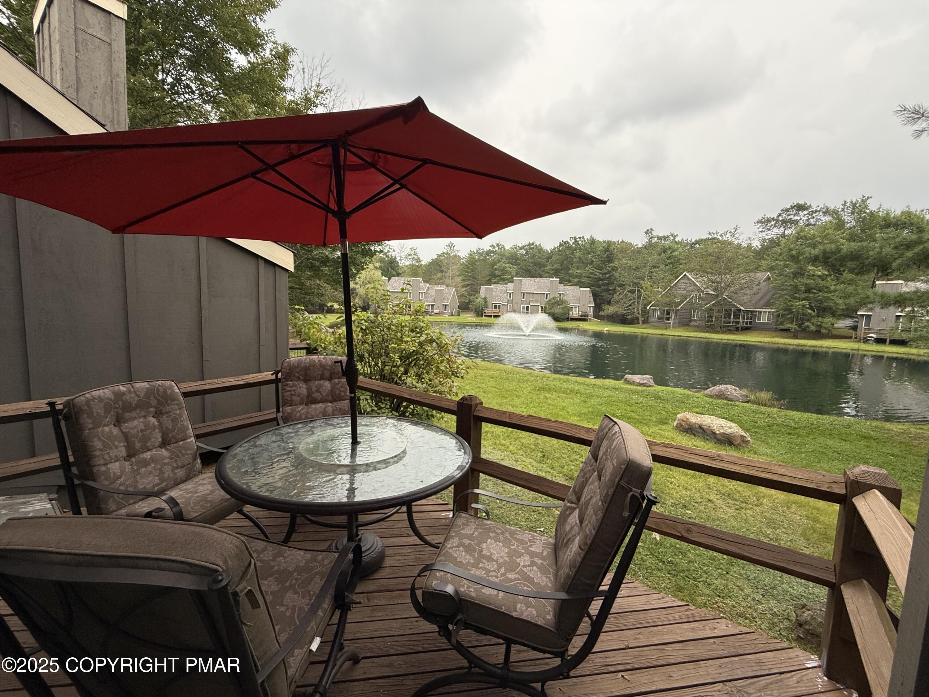 120 Snow Ridge Circle Lake Harmony, PA 18624 - Photo 14 of 29 Deck view to pond