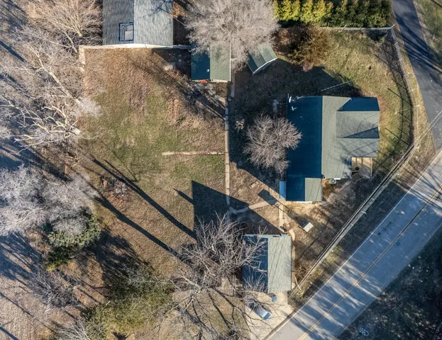 a view of balcony with wooden floor