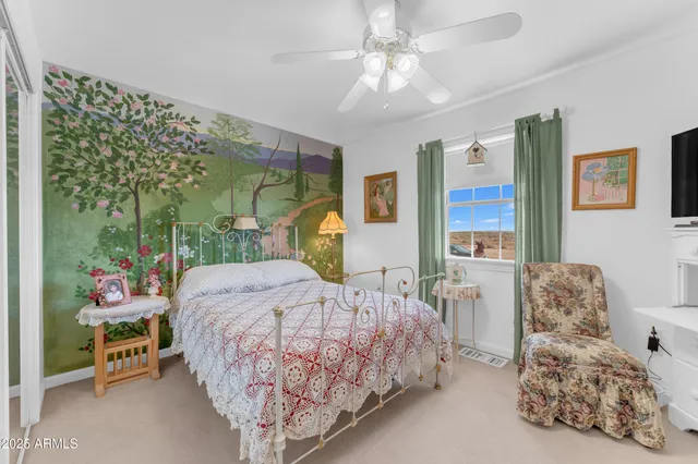 a view of a ocean with a nearby beach