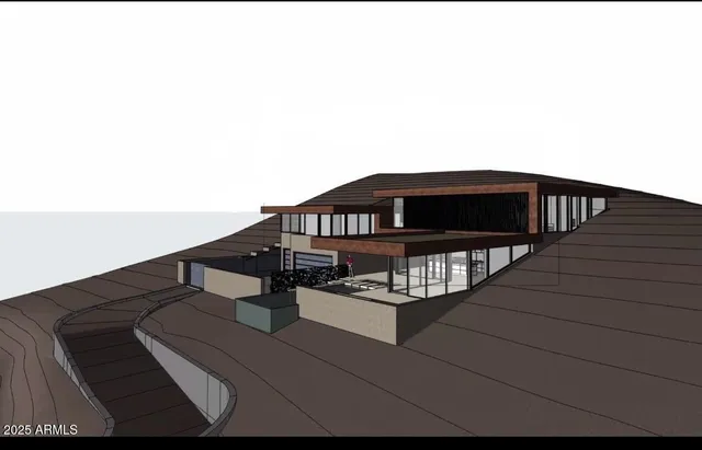 a view of balcony with wooden floor