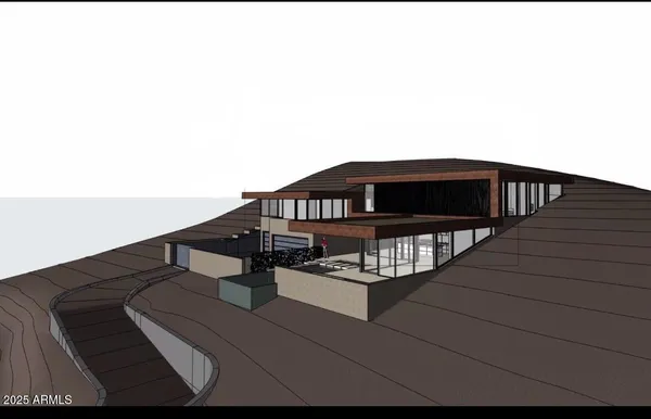 a view of balcony with wooden floor