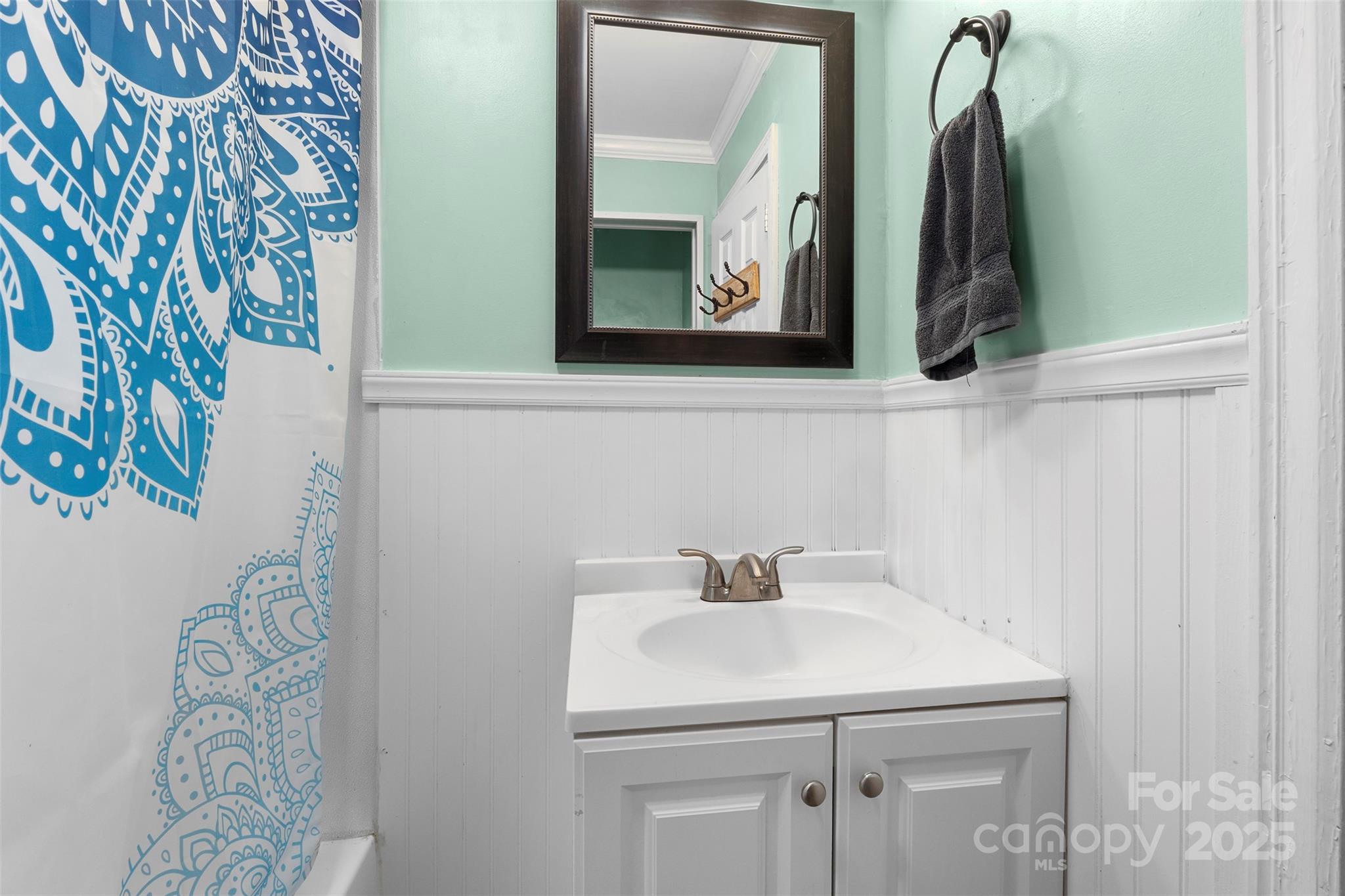 1238 Oak Grove Road Kings Mountain, NC 28086 - Photo 12 of 36 a bathroom with a sink and a mirror