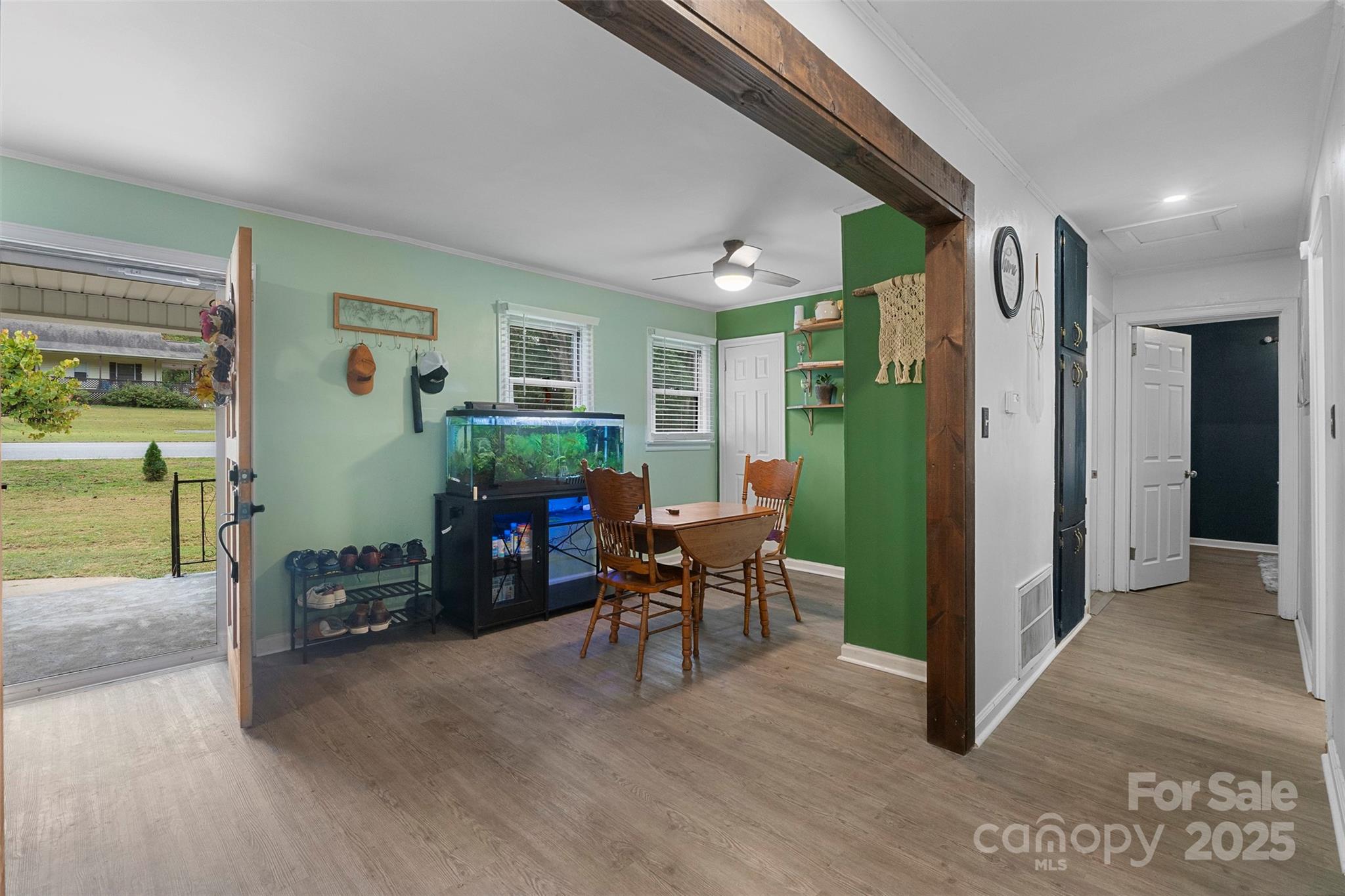 1238 Oak Grove Road Kings Mountain, NC 28086 - Photo 4 of 36 a living room with furniture and a fireplace