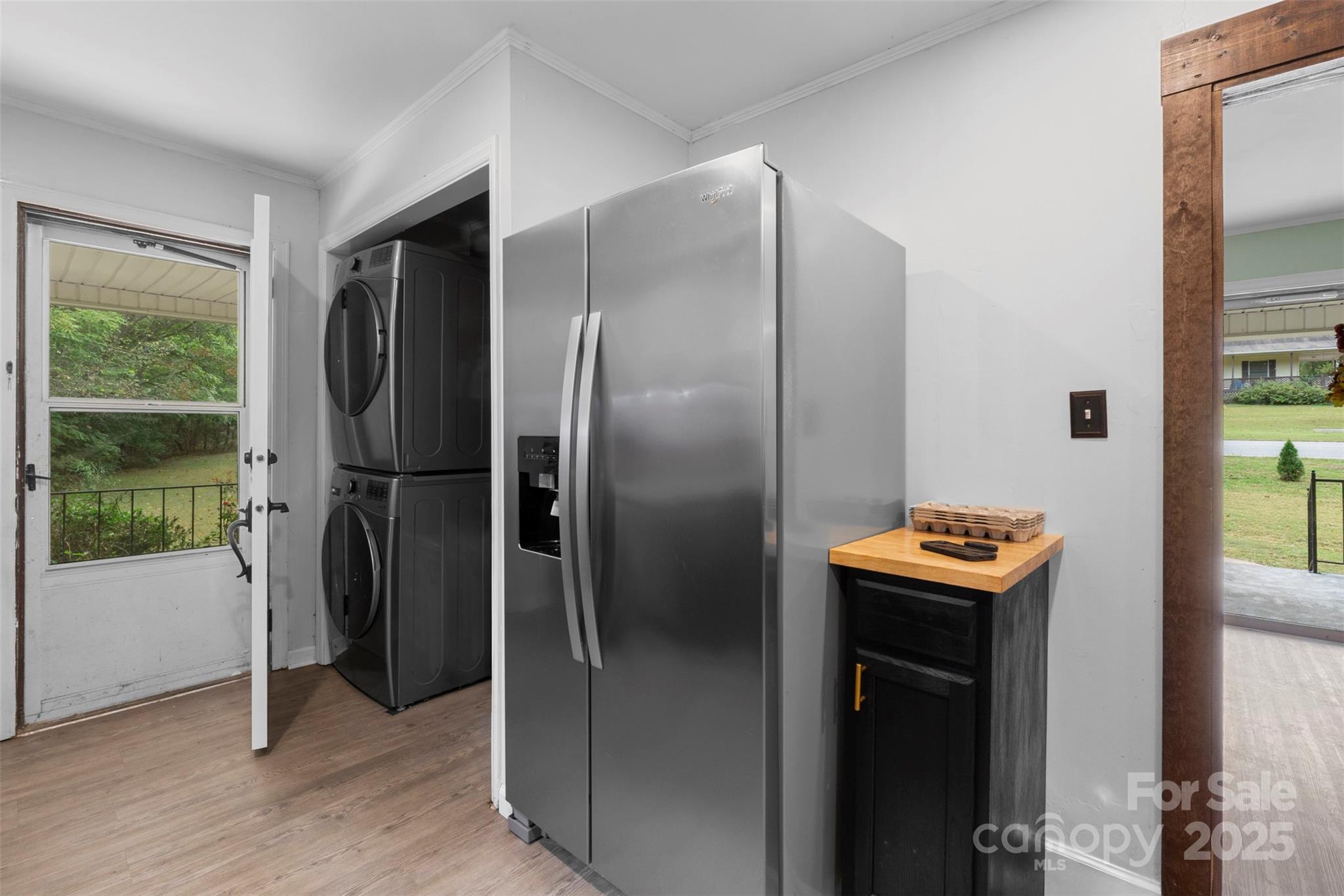 1238 Oak Grove Road Kings Mountain, NC 28086 - Photo 9 of 36 a kitchen with a refrigerator and a sink