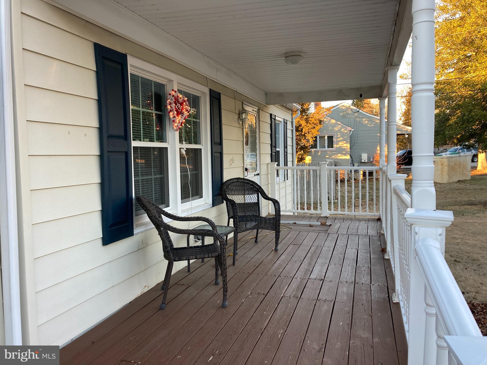 106 Centerton Road Bridgeton, NJ 08302 - Photo 3 of 31 a view of a chairs on the roof deck