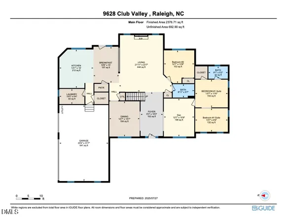 $1,195,000 | 9628 Club Valley Way, Raleigh, NC 27617