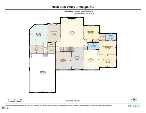 $1,195,000 | 9628 Club Valley Way, Raleigh, NC 27617