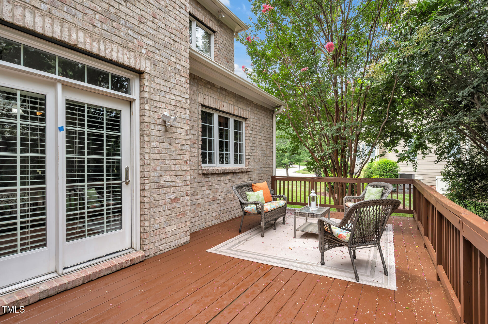 9628 Club Valley Way Raleigh, NC 27617 - Photo 58 of 68 a backyard of a house with table and chairs