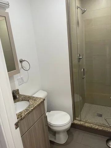 a close view of closet