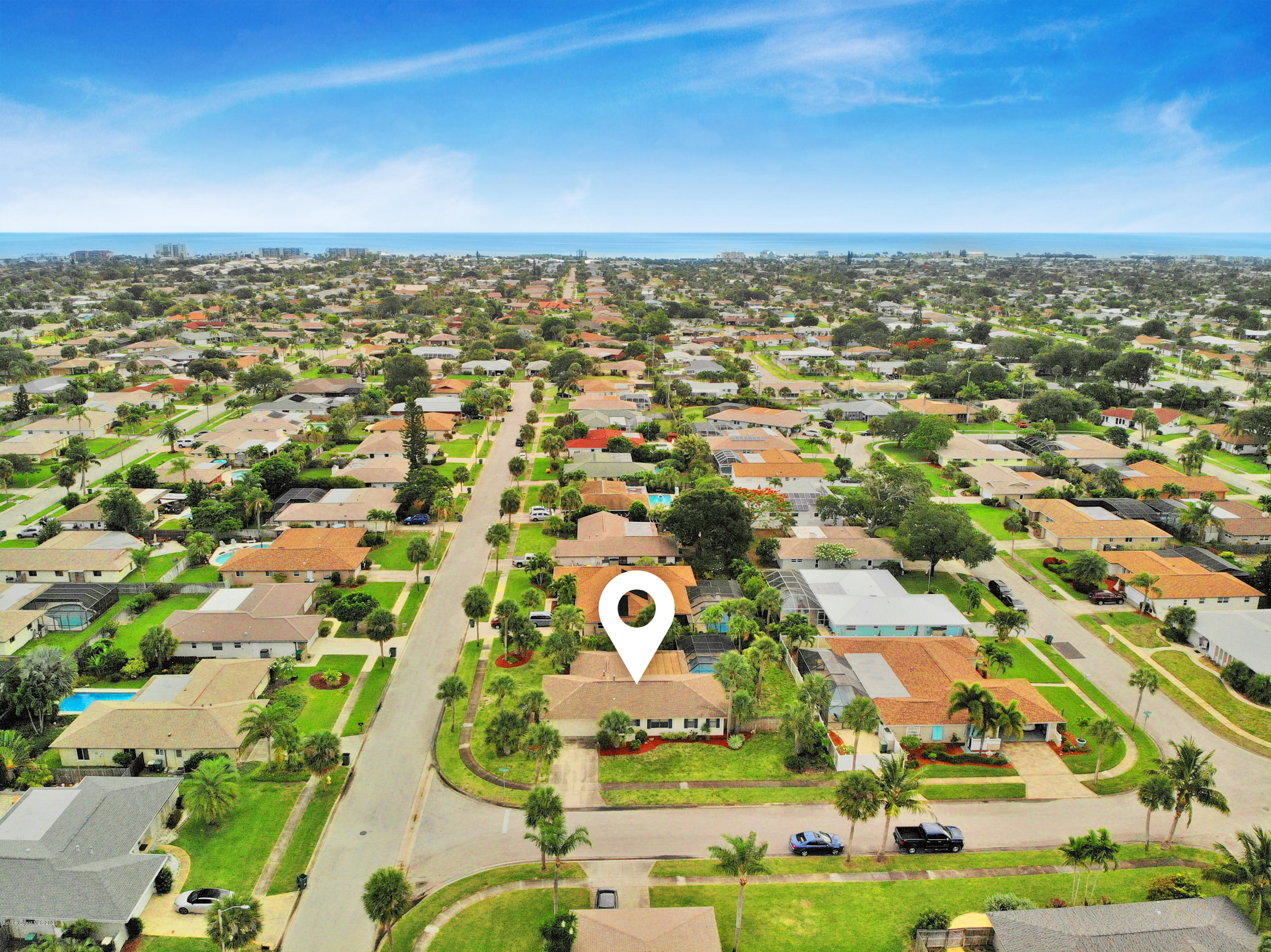 439 Winchester Road Satellite Beach, FL 32937 - Photo 25 of 29 Aerial