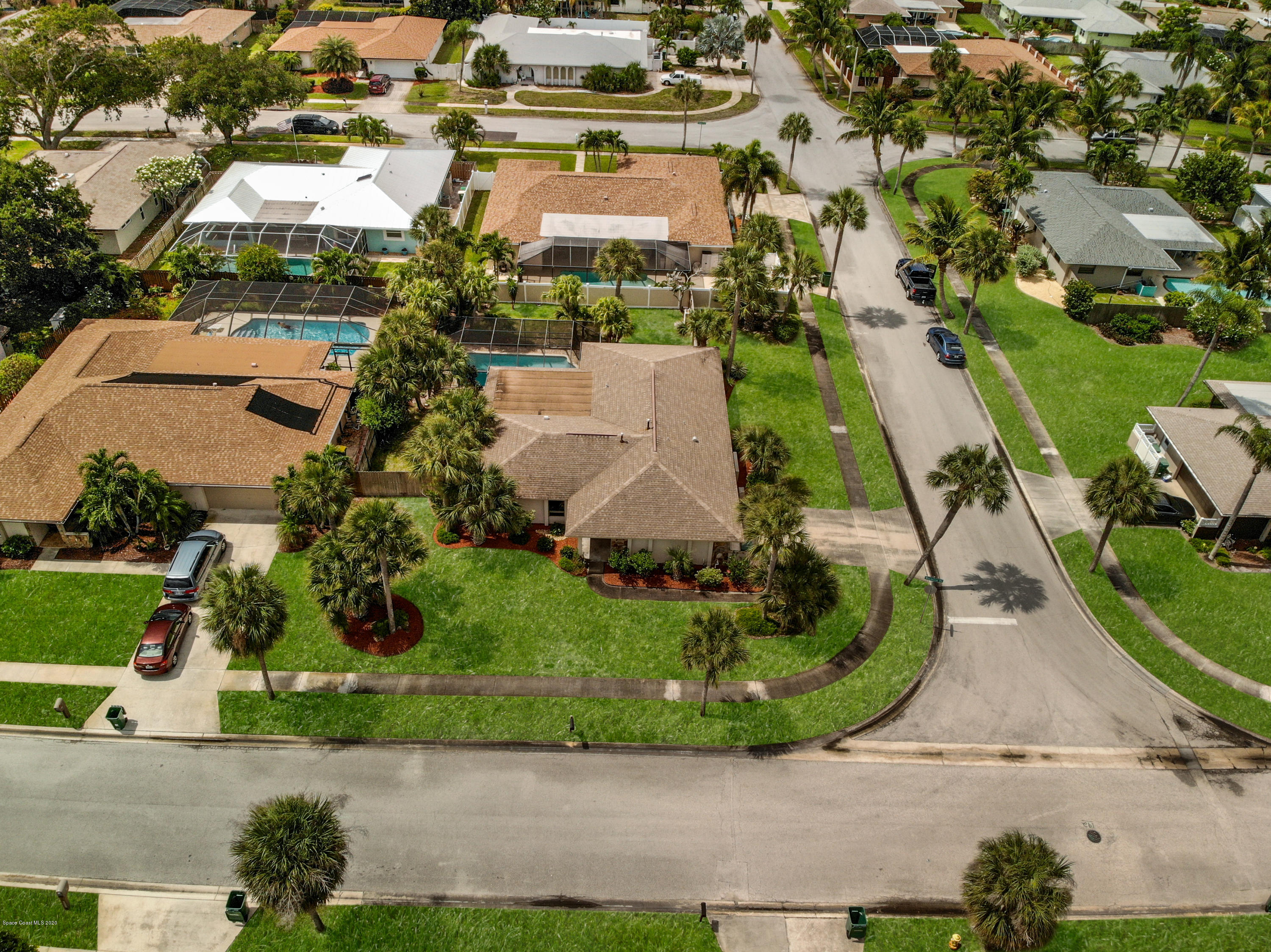 439 Winchester Road Satellite Beach, FL 32937 - Photo 26 of 29 Aerial