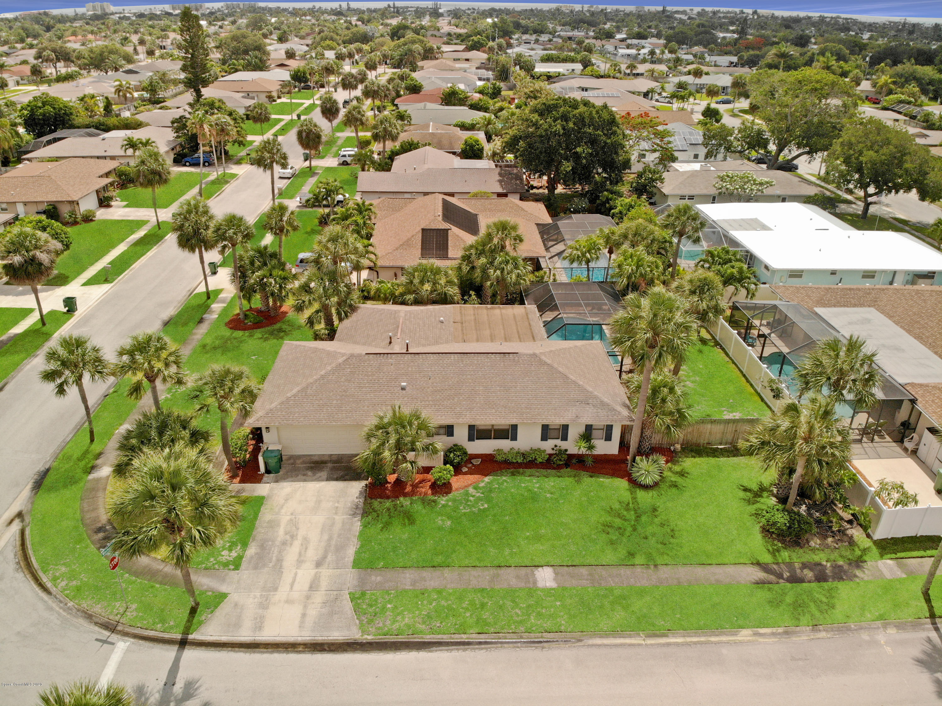 439 Winchester Road Satellite Beach, FL 32937 - Photo 27 of 29 Aerial