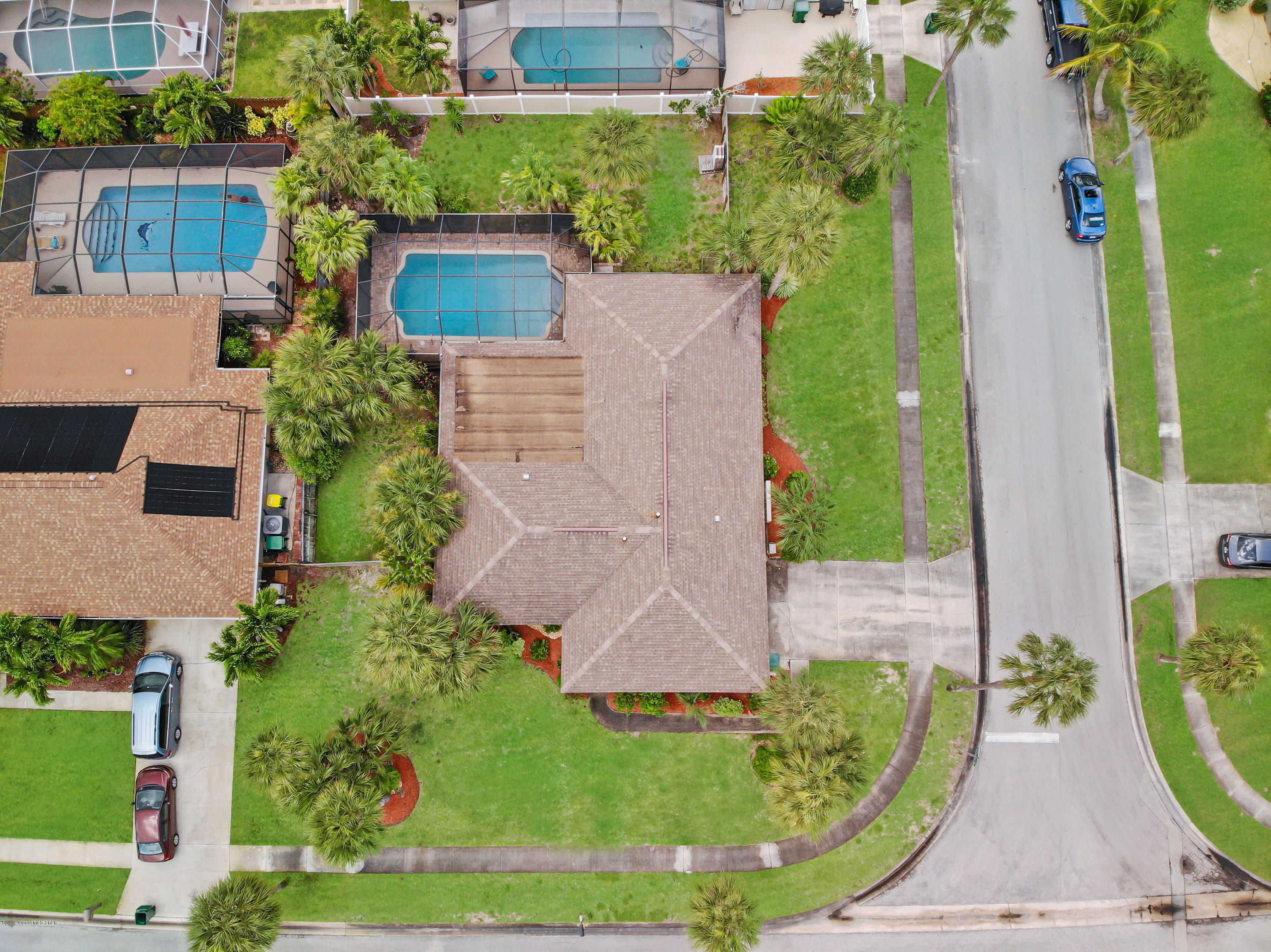 439 Winchester Road Satellite Beach, FL 32937 - Photo 28 of 29 Aerial