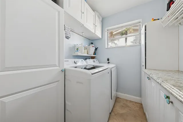 a room with storage and utility