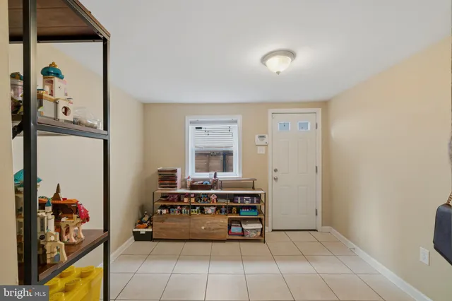 a room with storage and utility