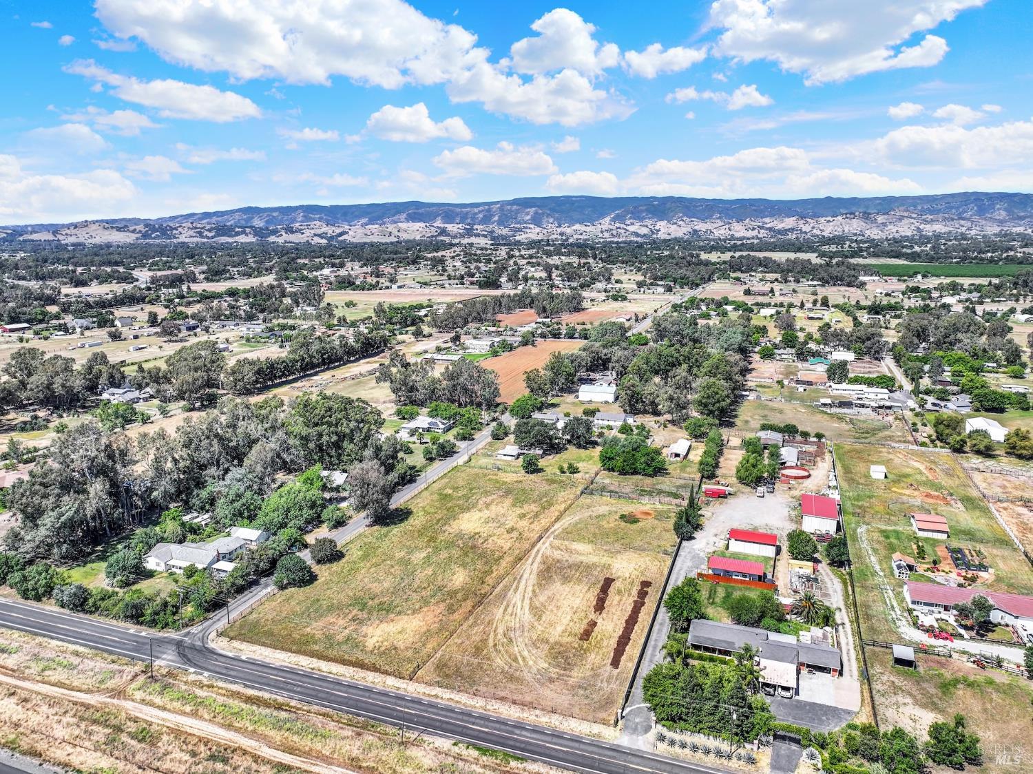 4851 Udell Road Vacaville, CA 95688 - Photo 57 of 65 an aerial view of residential houses with outdoor space