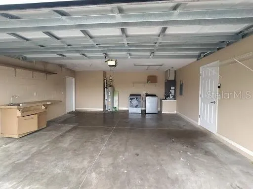 a view of a storage & utility room