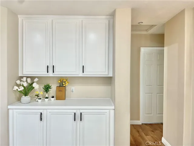 a bathroom with a sink double vanity and a mirror