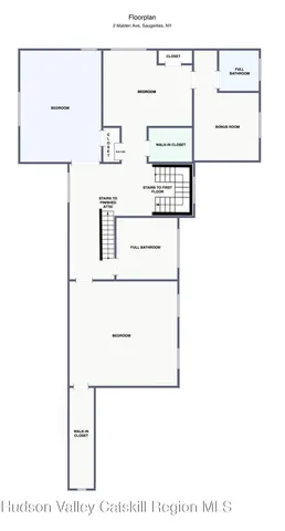 a view of a hallway with a small space