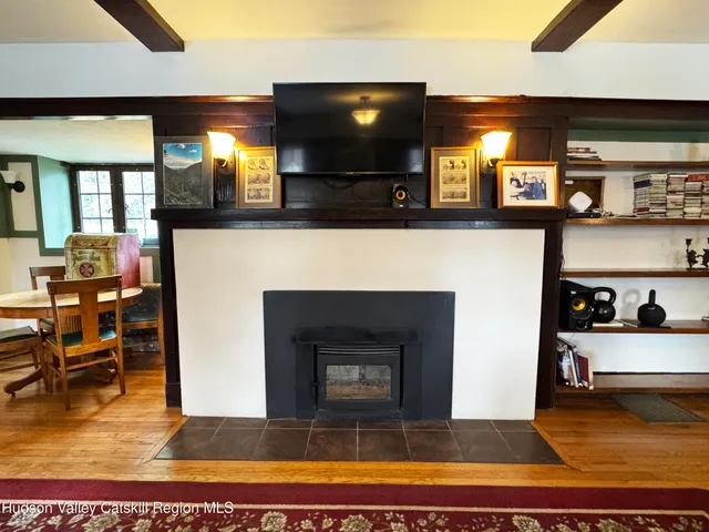 a view of a swimming pool with an outdoor space and seating area