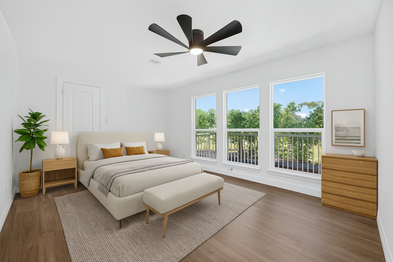 559 Hampton Road Conroe, TX 77302 - Photo 31 of 49 Bedroom 1 virtually staged