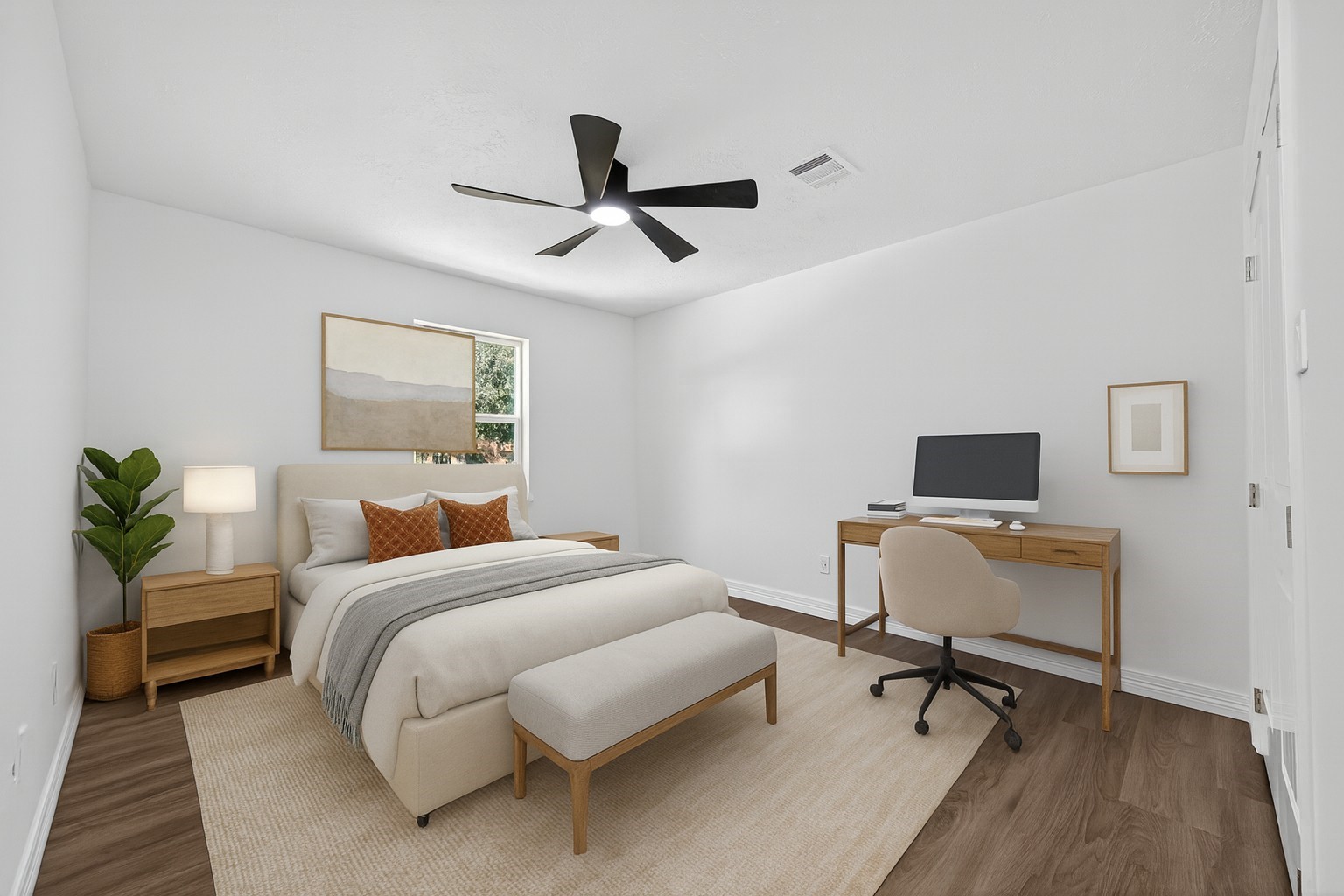 559 Hampton Road Conroe, TX 77302 - Photo 33 of 49 Bedroom 2 virtually staged