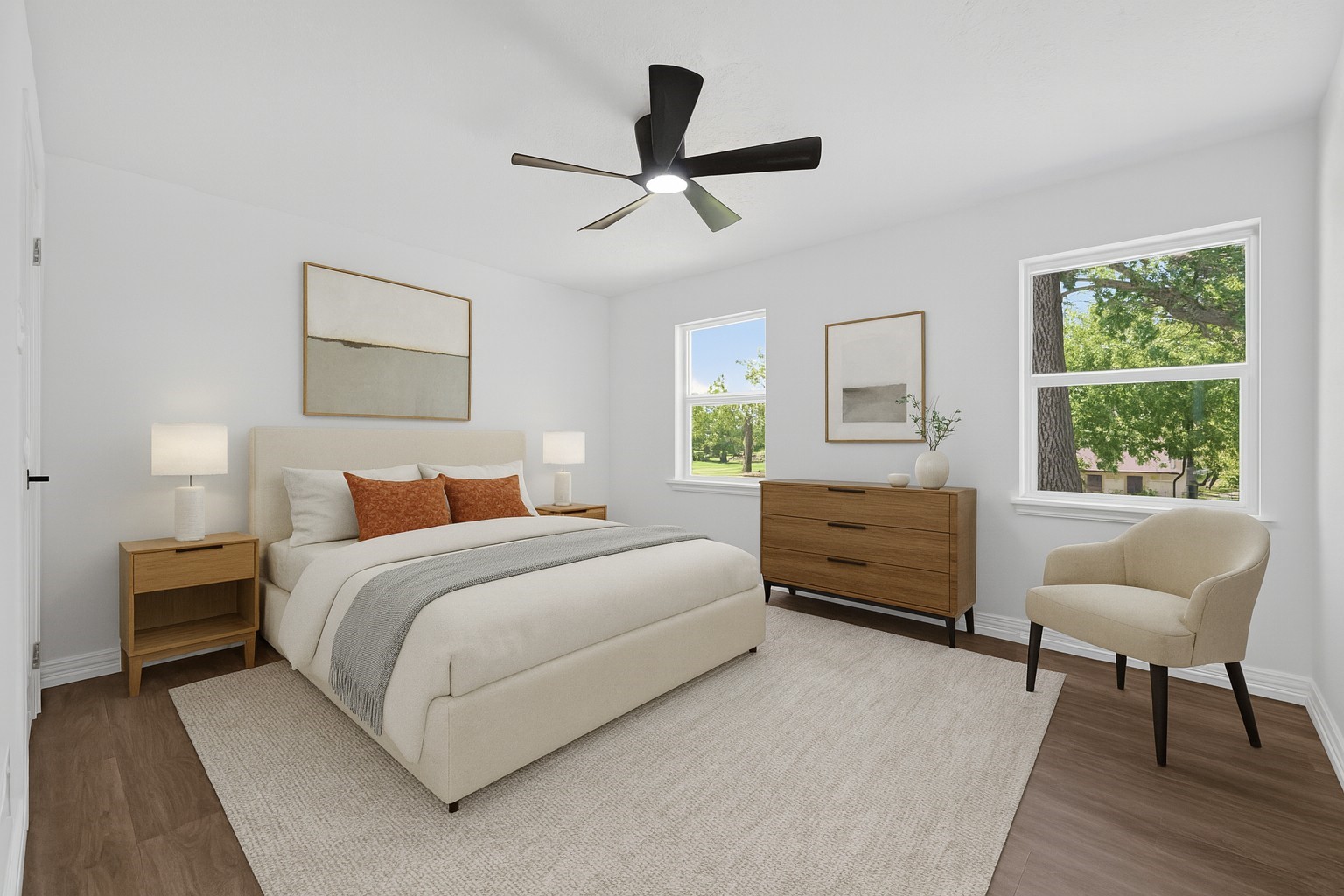 559 Hampton Road Conroe, TX 77302 - Photo 37 of 49 Bedroom 3-Virtually Staged