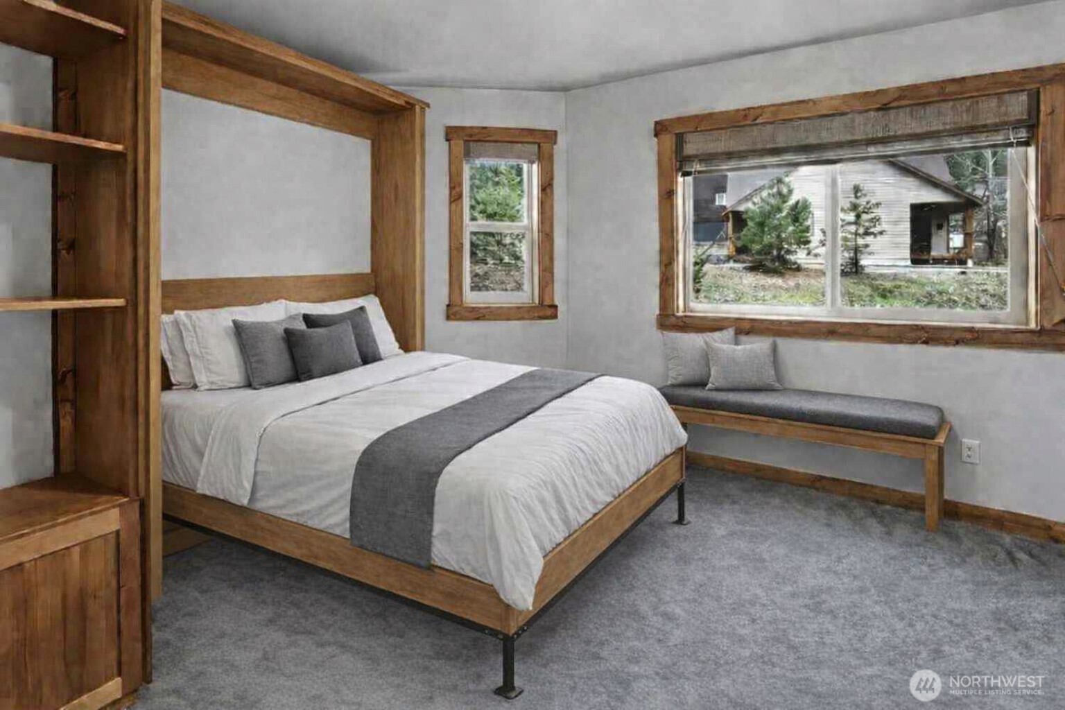 90 Rockberry Loop Ronald, WA 98940 - Photo 6 of 40 a bedroom with a bed and a painting on the wall