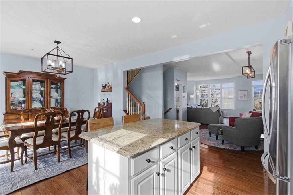44 Coolidge Drive McKees Rocks, PA 15136 - Photo 2 of 36 a view of kitchen island dining room kitchen island and stainless steel appliances