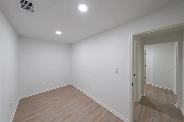 wooden floor in an empty room