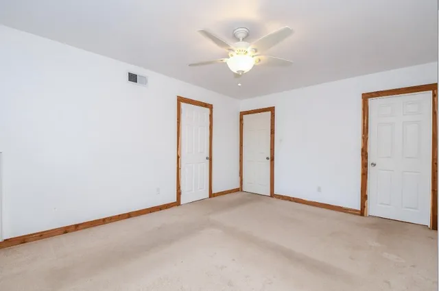 a view of an empty room