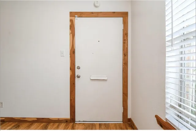 a view of closet area