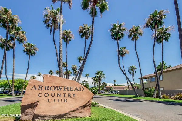 a view of tall trees with sign board