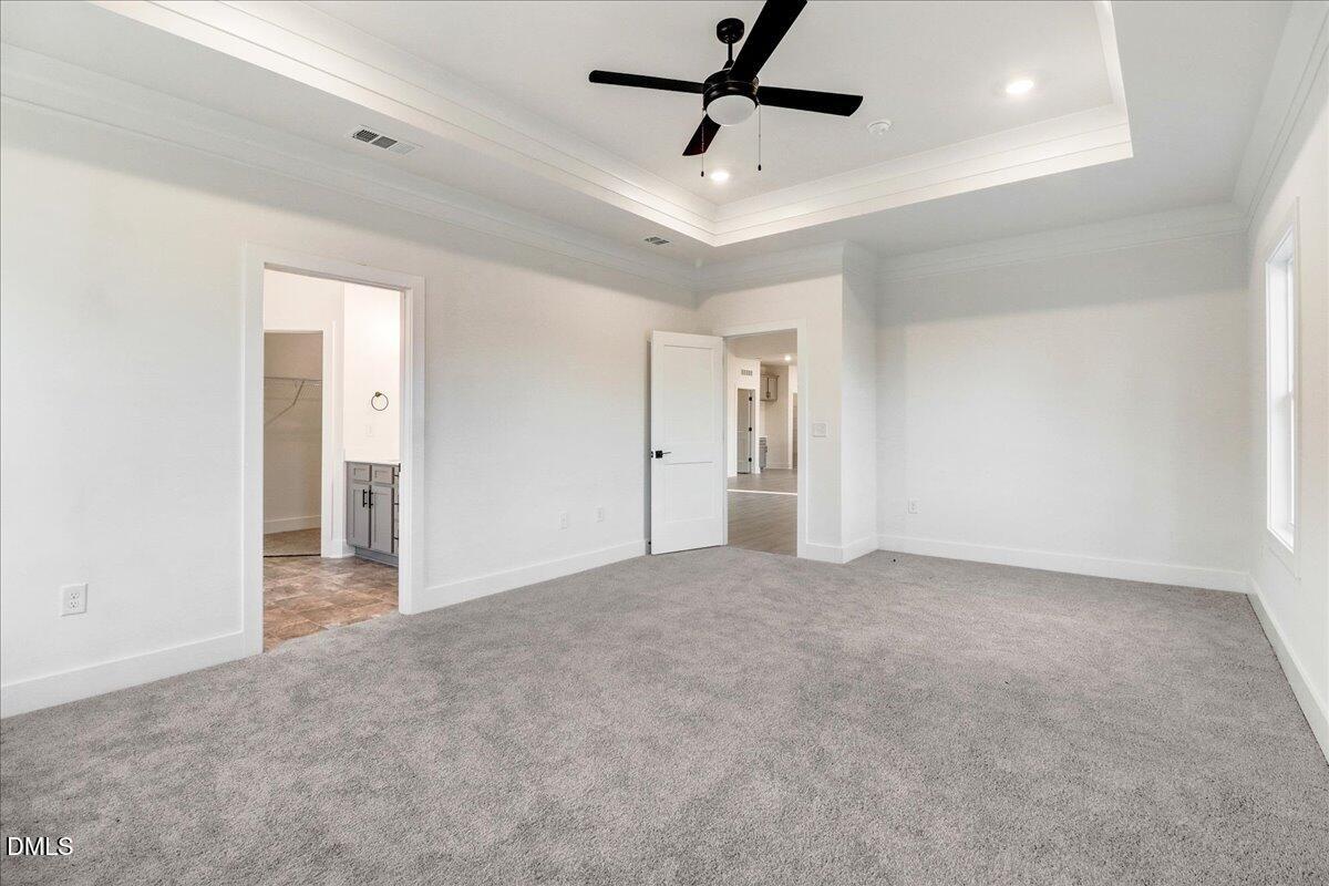 254 Galway Road Lillington, NC 27546 - Photo 20 of 35 a view of empty room with ceiling fan