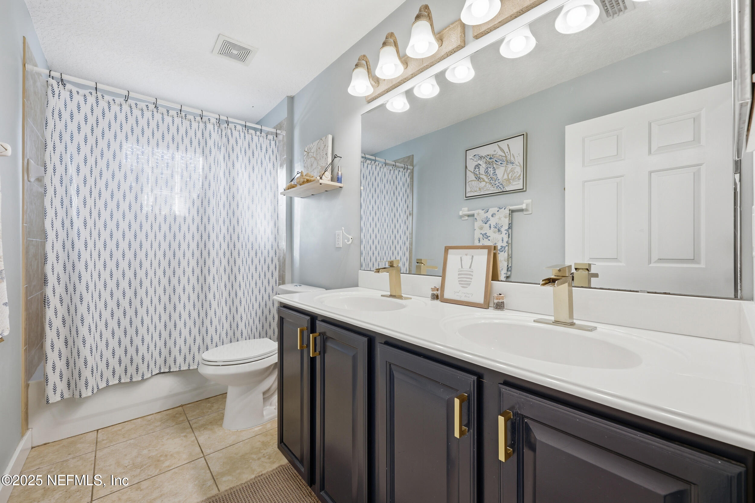 177 Summerhill Circle St. Augustine, FL 32086 - Photo 24 of 42 a bathroom with a sink a toilet and a mirror