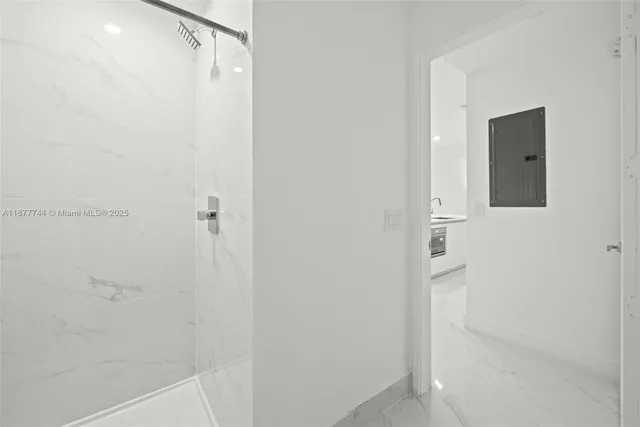 a view of a living room and dining room