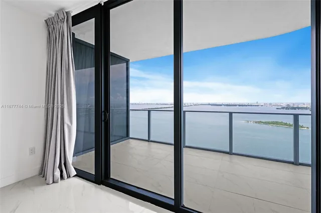 a view of an empty room