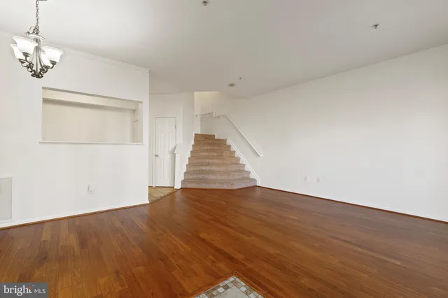 wooden floor in a room